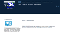 Desktop Screenshot of justiceandpeacescotland.org.uk